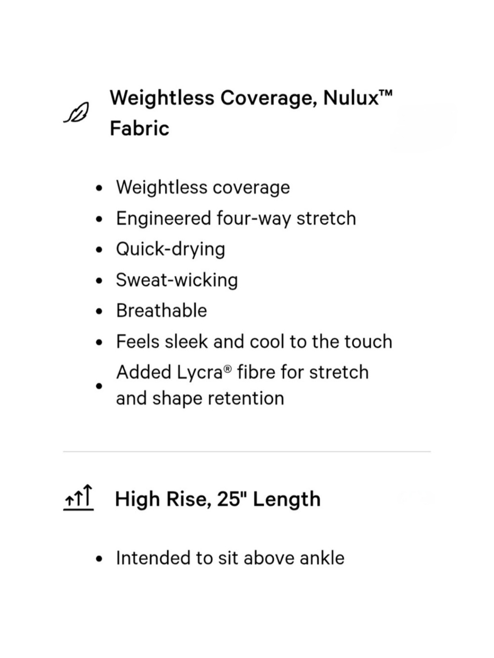 Lululemon Base Pace High Rise Tights Leggings Black - Picture 13 of 13